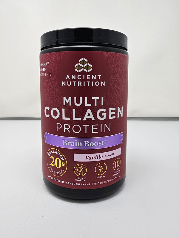 Ancient Nutrtion Multi Collagen Brain Boost Vanilla 45 servings