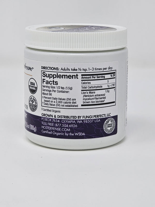 Host Defense Lion's Mane Powder (100g)