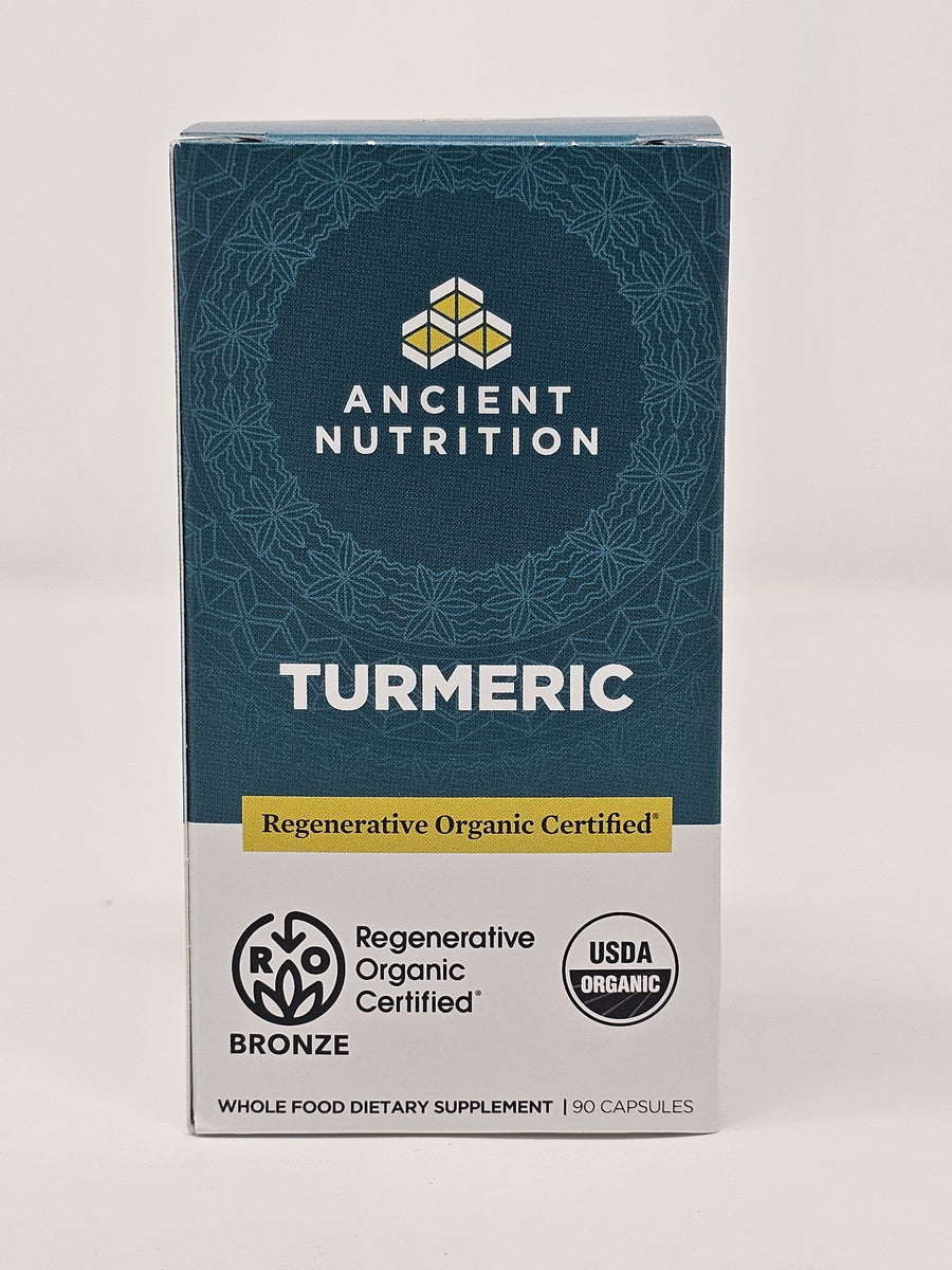 Ancient Nutrition Regenerative Organic Certified Turmeric 90 capsules