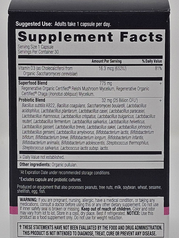 Ancient Nutrition Regenerative Organic Certified Women's Once Daily Probiotic