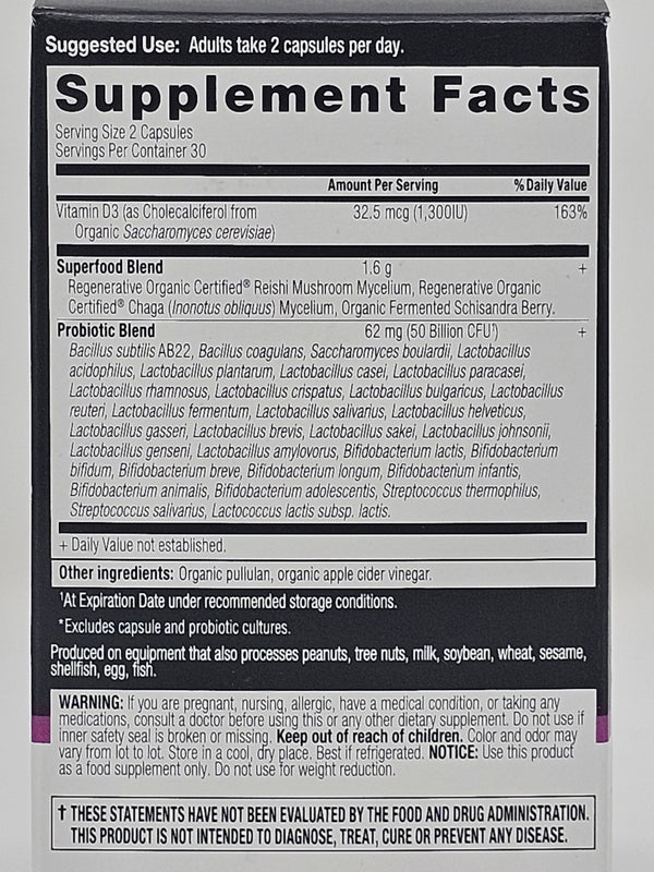 Ancient Nutrition Regenerative Organic Certified Women's Extra Strength Probiotics