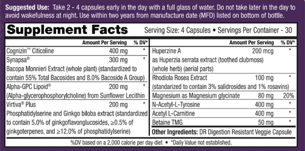 Live Active CogniActive by Mother Earth Labs