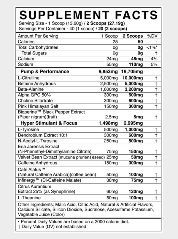 Black Market Defy Pre-Workout