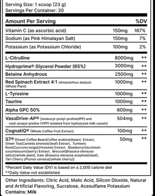 Limitless (Non-Stim) Mango Lime