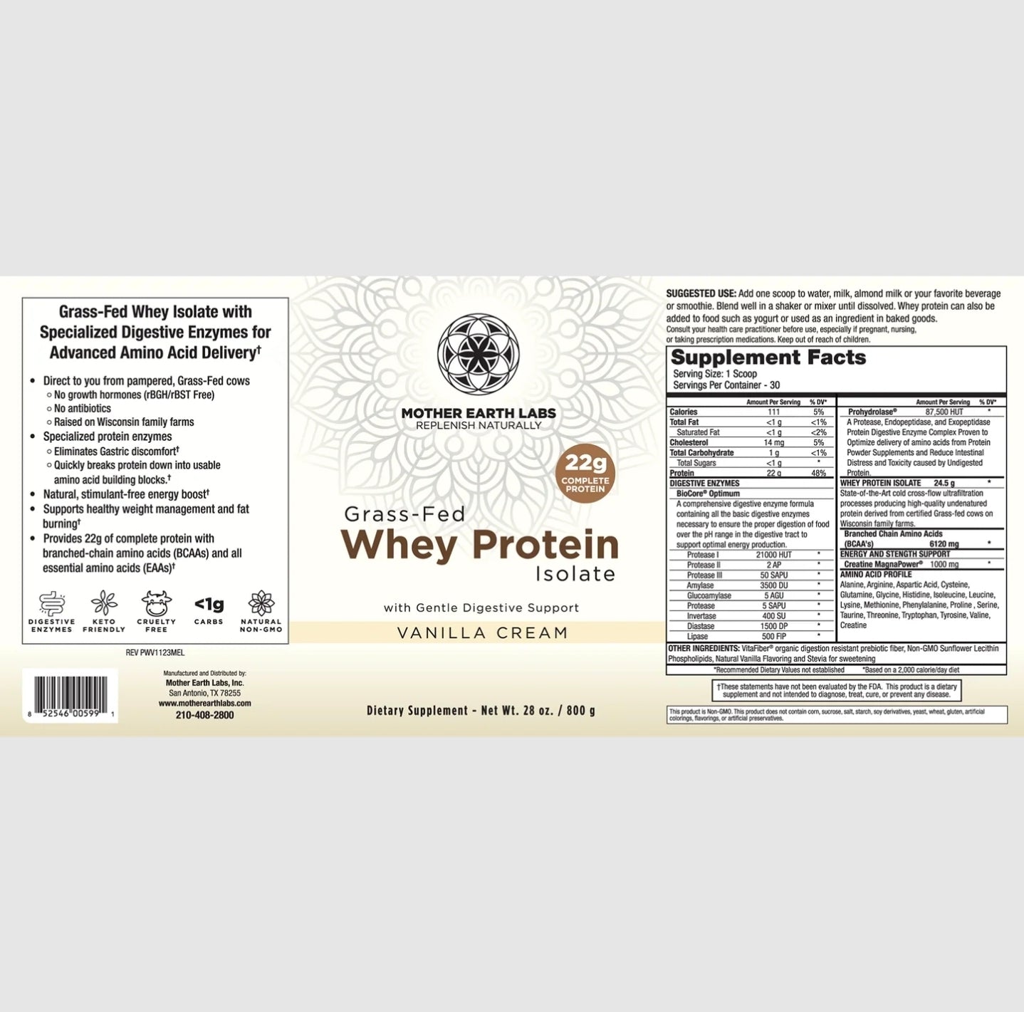 Grass-Fed Whey