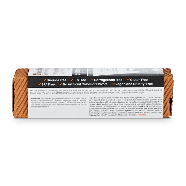 Charcoal & Black Seed Oil Whitening Antiplaque Toothpaste