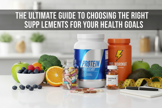The Ultimate Guide to Choosing the Right Supplements for Your Health Goals