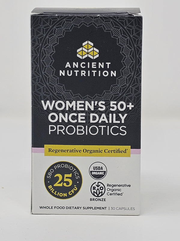 Ancient Nutrition Regenerative Organic Certified Women's 50+ Once Daily Probiotics