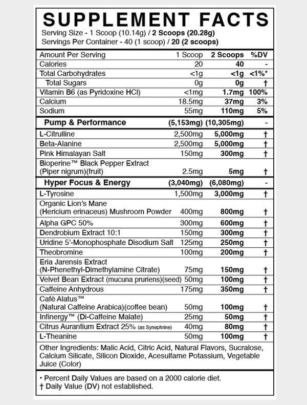 Black Market Rule Pre-Workout