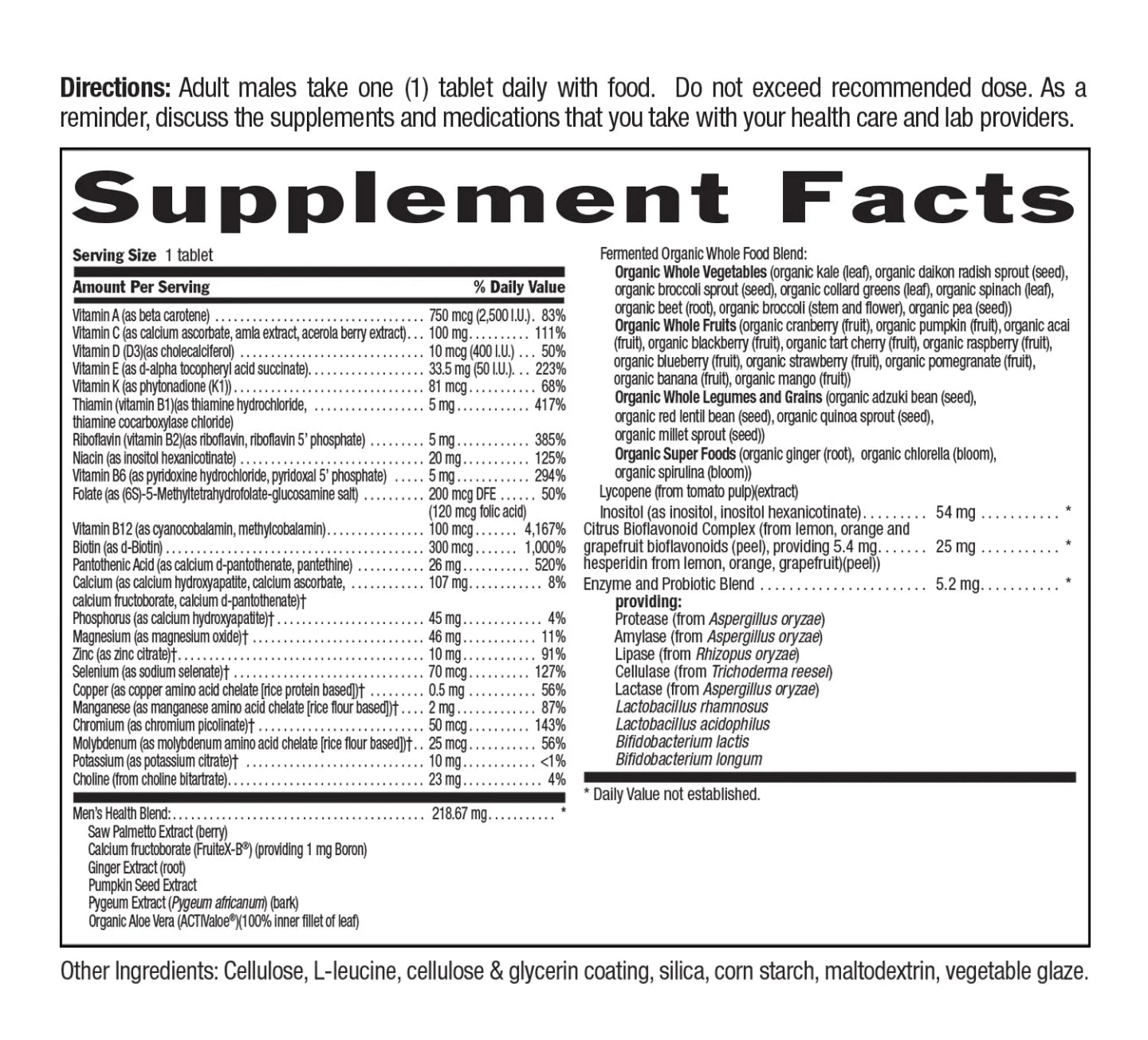 Core 1 Daily for Men Multivitamin
