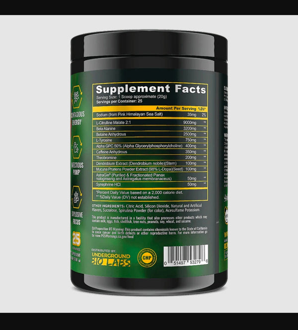 Pandamic Pre-Workout