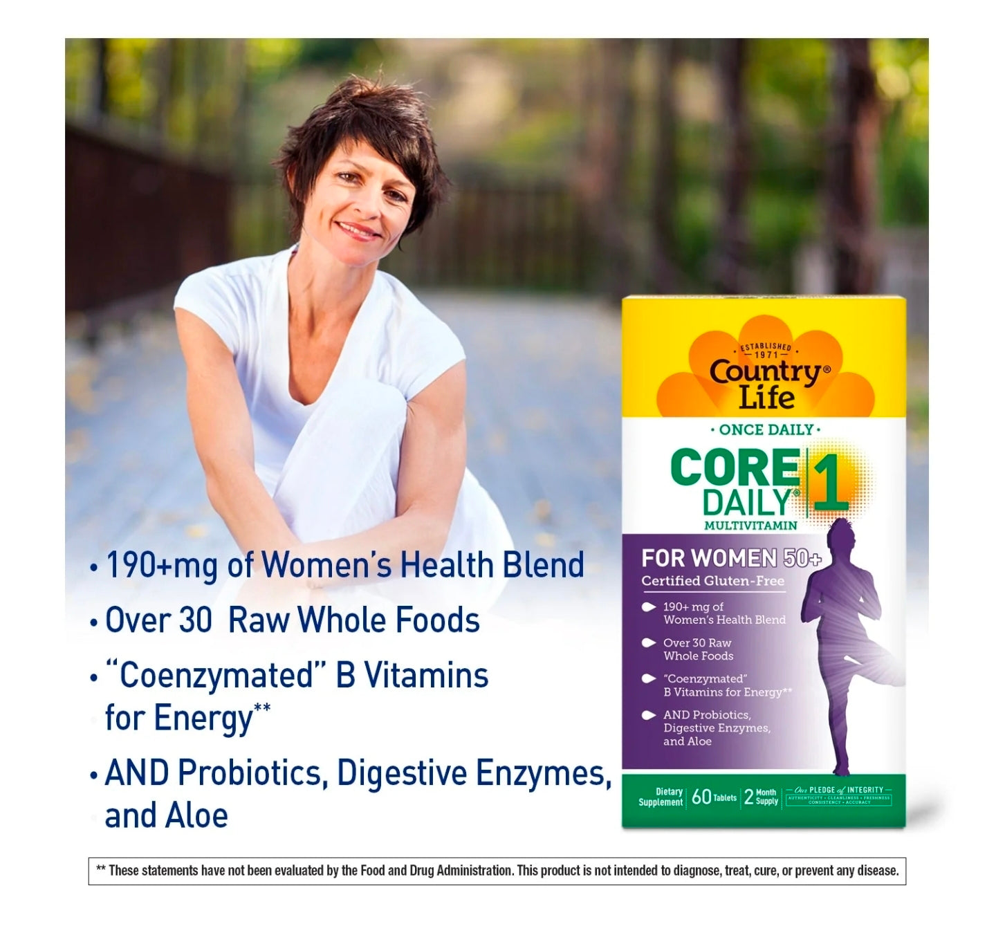 Core 1 Daily for Women 50+ Multivitamin