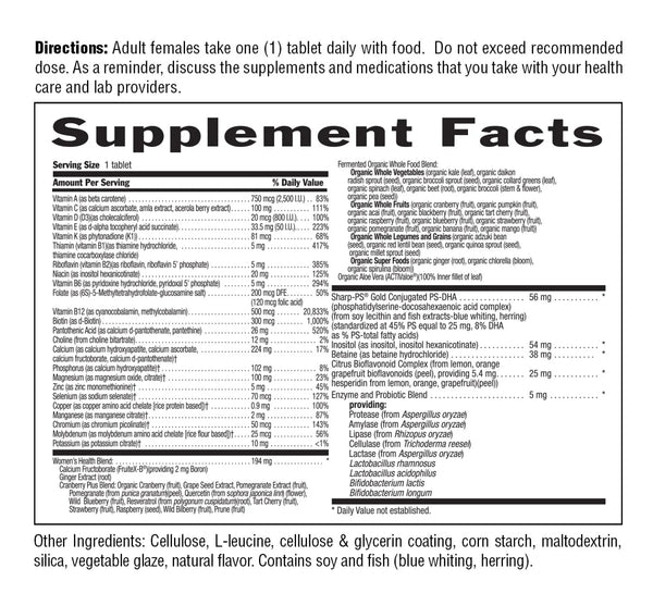 Core 1 Daily for Women 50+ Multivitamin