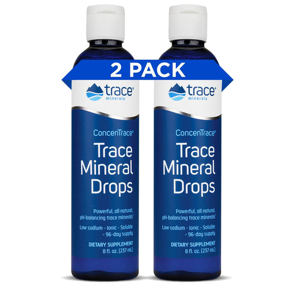 Concentrace Trace Minerals Drops - #1 Trace Minerals Supplement - Complete Mineral Complex for Energy, Hydration, & Electrolyte Balance with Over 72 High Absorption Ionic Trace Minerals - Earth's Pure 