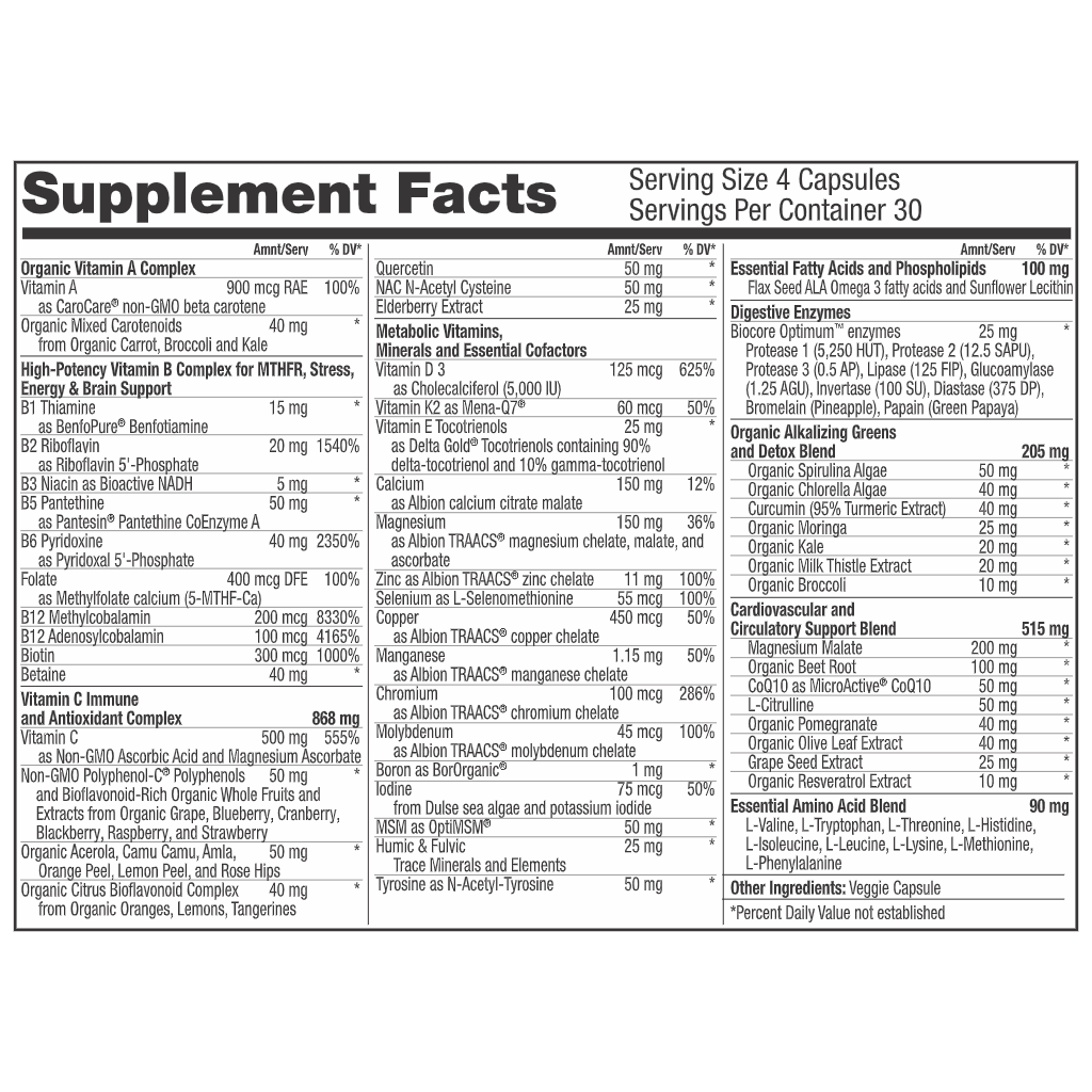 Comprehensive Core Capsules — Cost Plus Nutrition