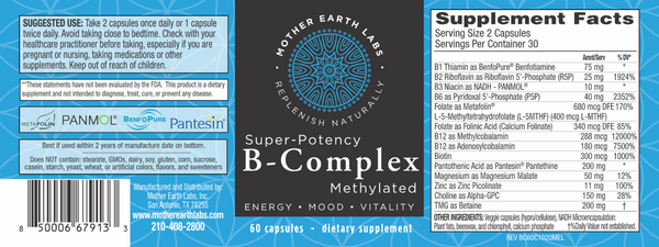 Super-Potency Bioactive B-Complex